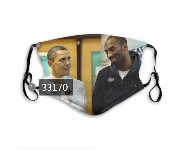 2021 NBA Los Angeles Lakers 24 kobe bryant 33170 Dust mask with filter